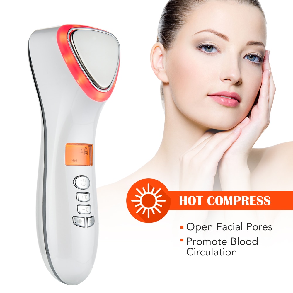 LED Hot and Cold Face Massager