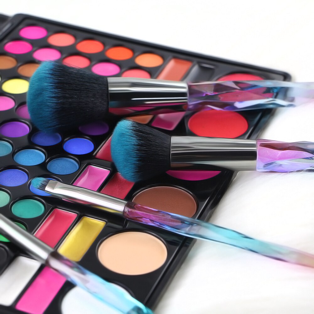 Colorful Makeup Brushes 10 pcs Set