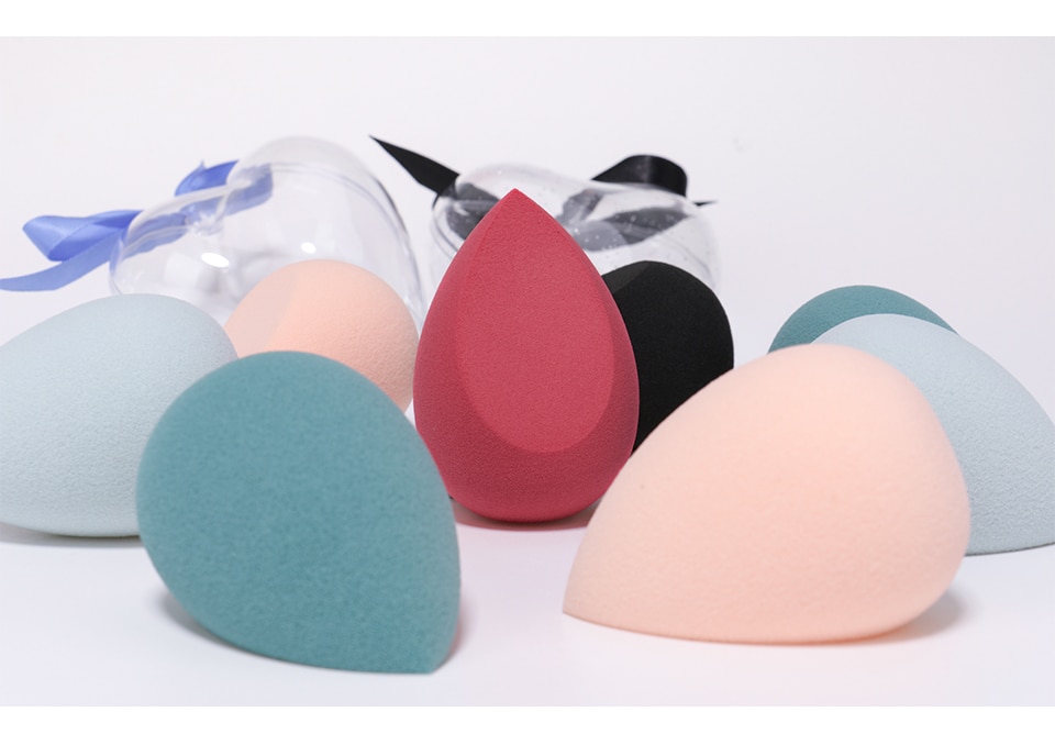 O.TWO.O Heart-Shape Box Makeup Sponge Soft Smooth Blending Face Liquid Foundation Concealer Cream Cosmetic Puff Make up Tools