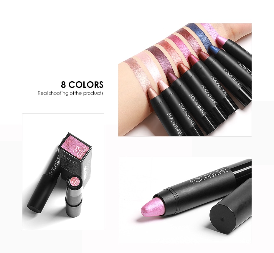 Focallure Matte Metallic Lipstick Full Coverage Makeup Glitter Lipsticks Waterproof Lip Sticks Silky Sexy Lips Cosmetics