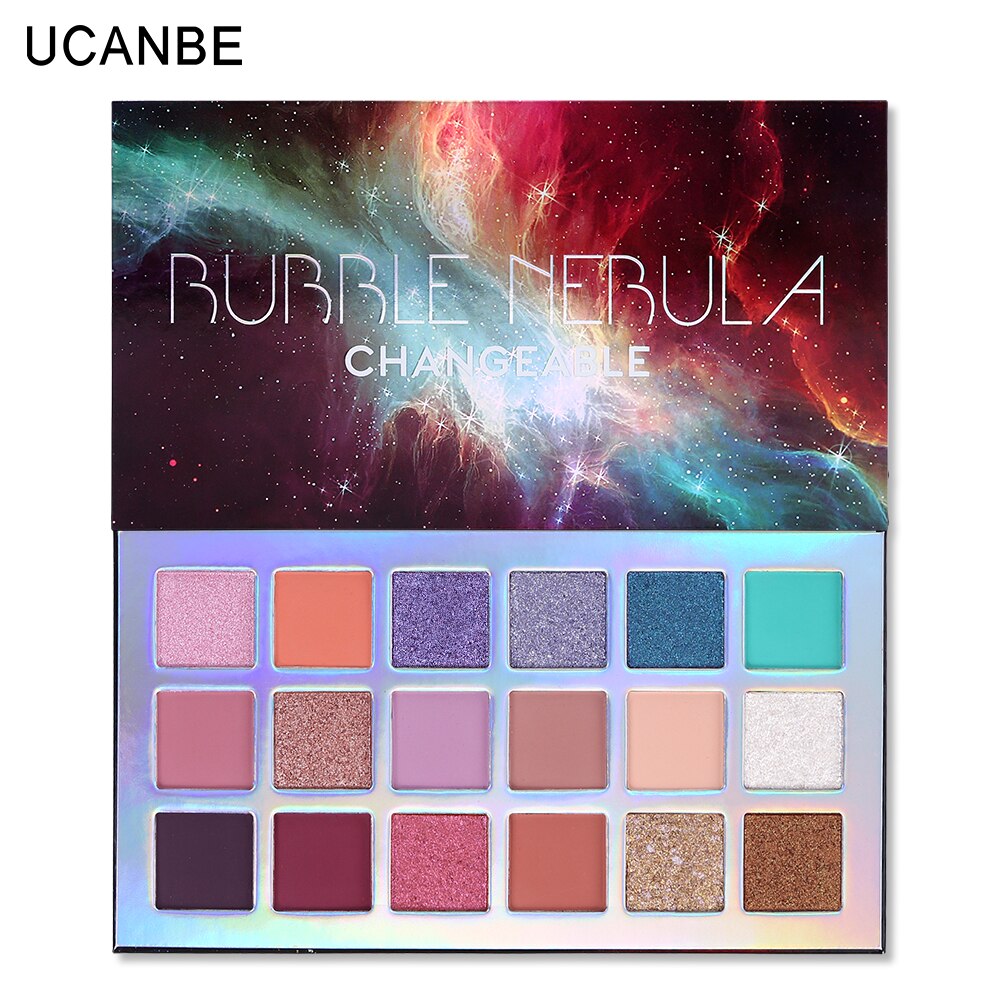 UCANBE 3pcs/lot Twilight+Aromas+Nebula 18 Color NUDE Eyeshadow Makeup Palette Glitter Shimmer Matte Pigment Eye Shadow Cosmetics