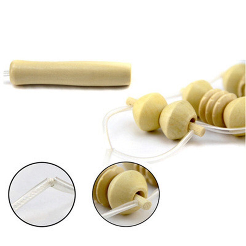 Body Back Massage Rollor Dorsum Wheel Wooden Massager Wooden Pulling Relax Muscle Stimulator Massage Health Care Tools