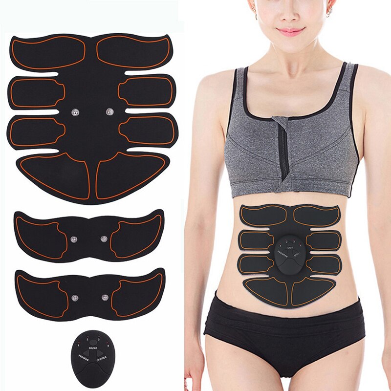 EMS Hip Trainer Muscle Stimulator ABS Abdominal Trainer Pad Hip Slimming Massager Unisex Body Belly Weight Loss Body Shaping